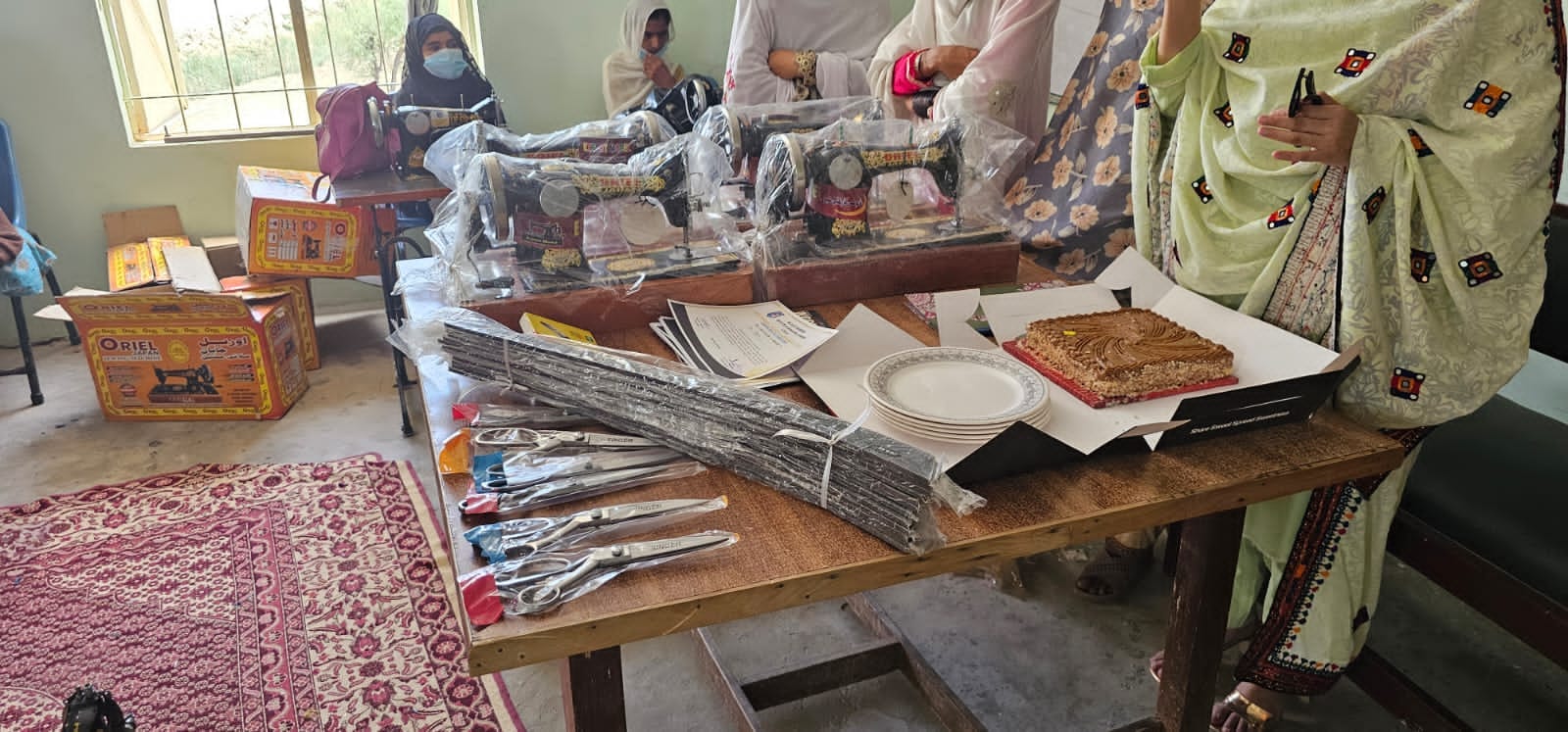 سلائی کڑھائی کورس کی الوداعی تقریب